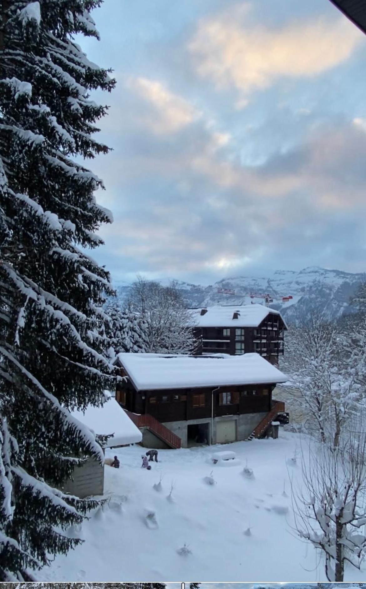Ferienwohnung Loge Des Reveurs Les Carroz-d'Araches Exterior foto